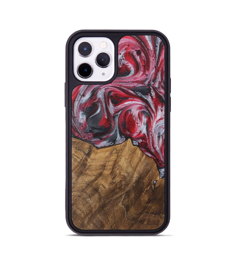 iPhone 11 Pro Wood Phone Case - Wyatt (Red, 726852)