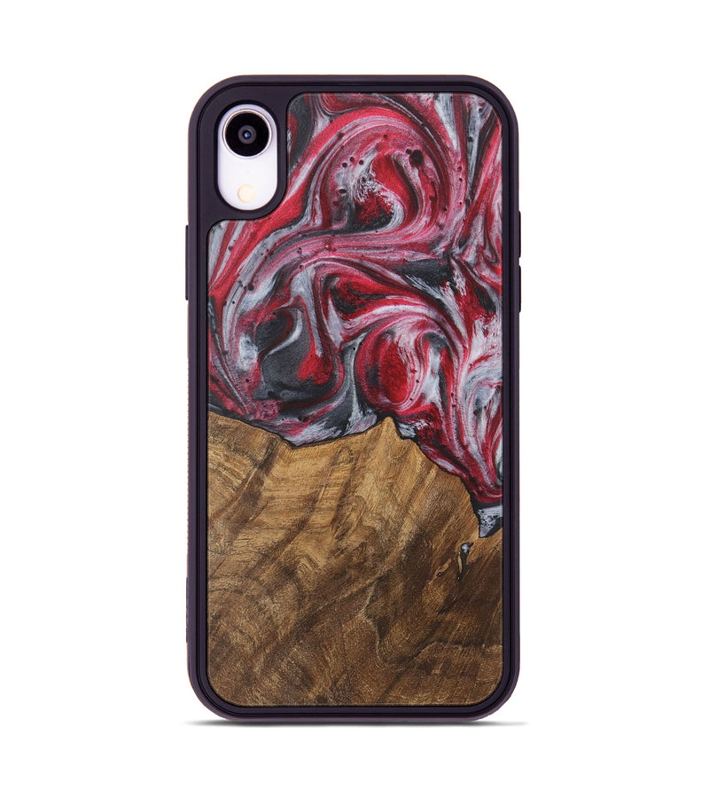 iPhone Xr Wood Phone Case - Wyatt (Red, 726852)