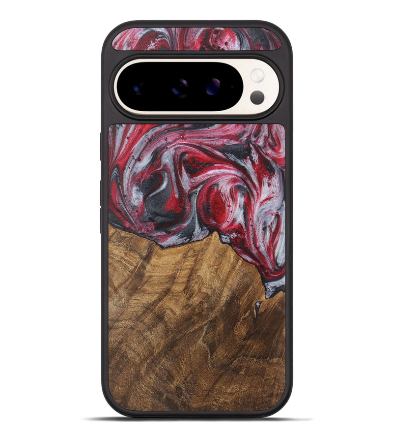 Pixel 9 Pro XL Wood Phone Case - Wyatt (Red, 726852)