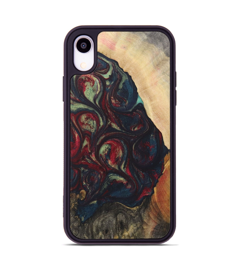 iPhone Xr Wood Phone Case - Elena (Red, 726855)