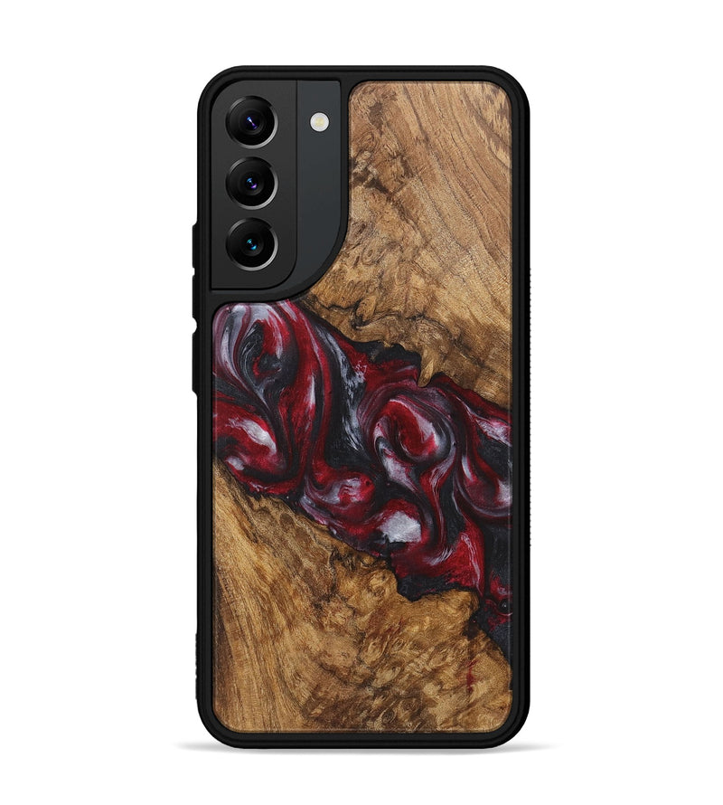 Galaxy S22 Plus Wood Phone Case - Natalia (Red, 726858)