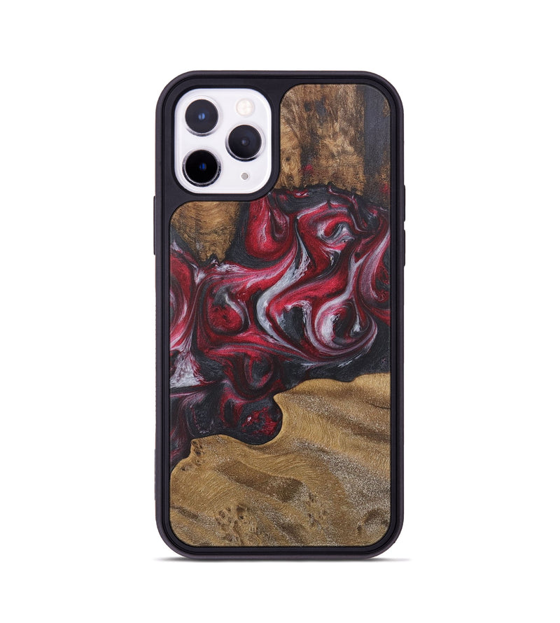 iPhone 11 Pro Wood Phone Case - Chris (Red, 726860)