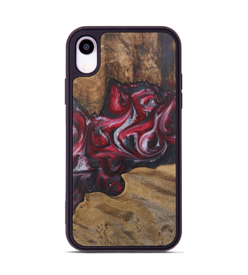 iPhone Xr Wood Phone Case - Chris (Red, 726860)