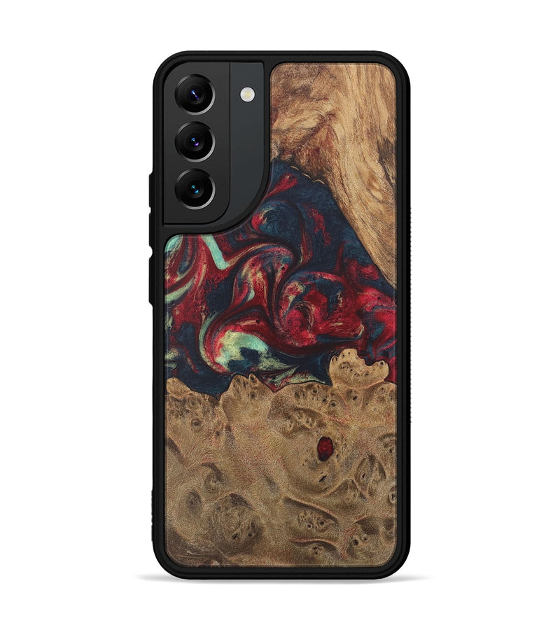 Galaxy S22 Plus Wood Phone Case - Alison (Red, 726861)