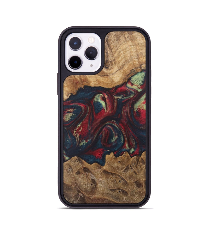 iPhone 11 Pro Wood Phone Case - Matias (Red, 726863)