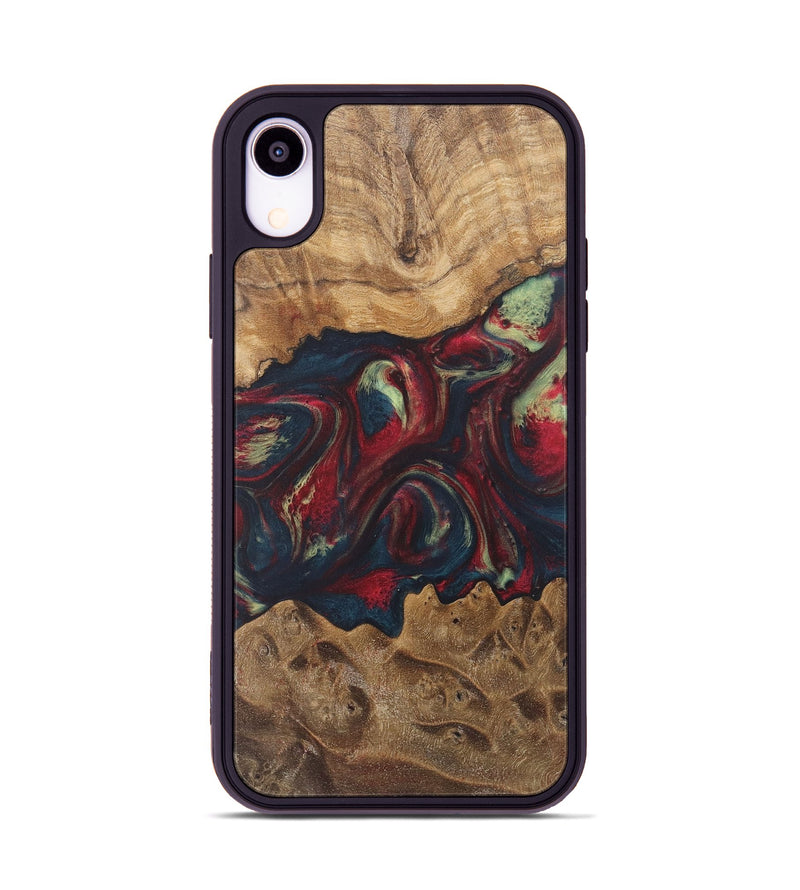 iPhone Xr Wood Phone Case - Matias (Red, 726863)