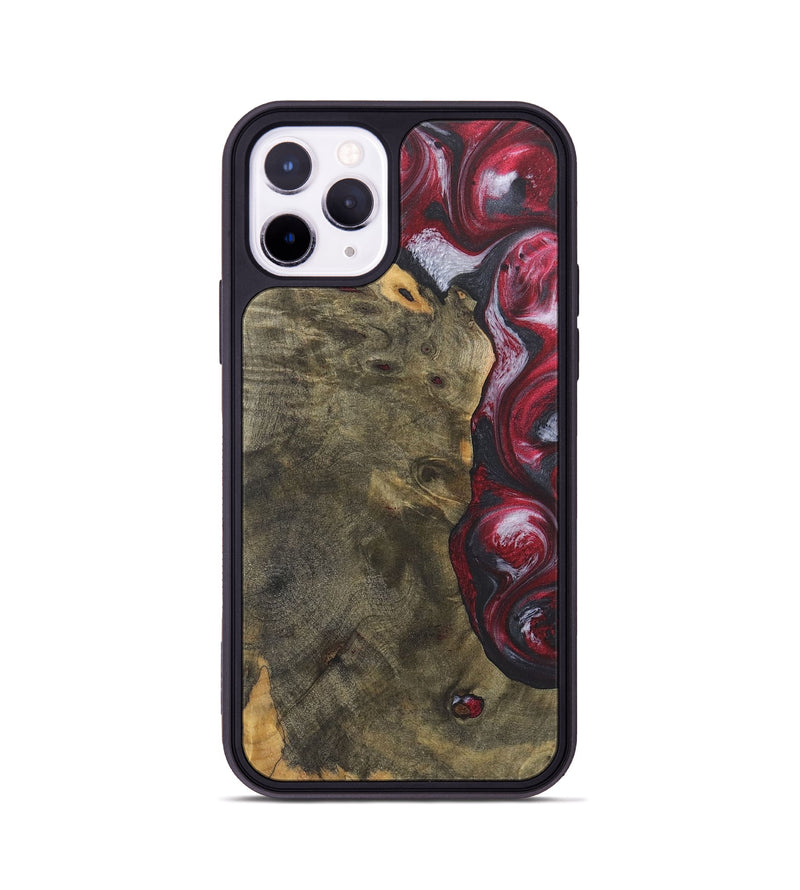 iPhone 11 Pro Wood Phone Case - Ivy (Red, 726865)