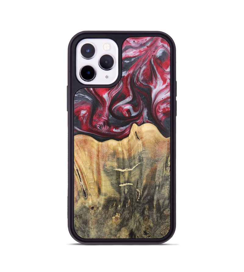 iPhone 11 Pro Wood Phone Case - Jodi (Red, 726866)