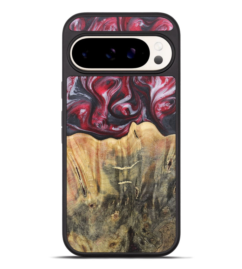 Pixel 9 Pro XL Wood Phone Case - Jodi (Red, 726866)