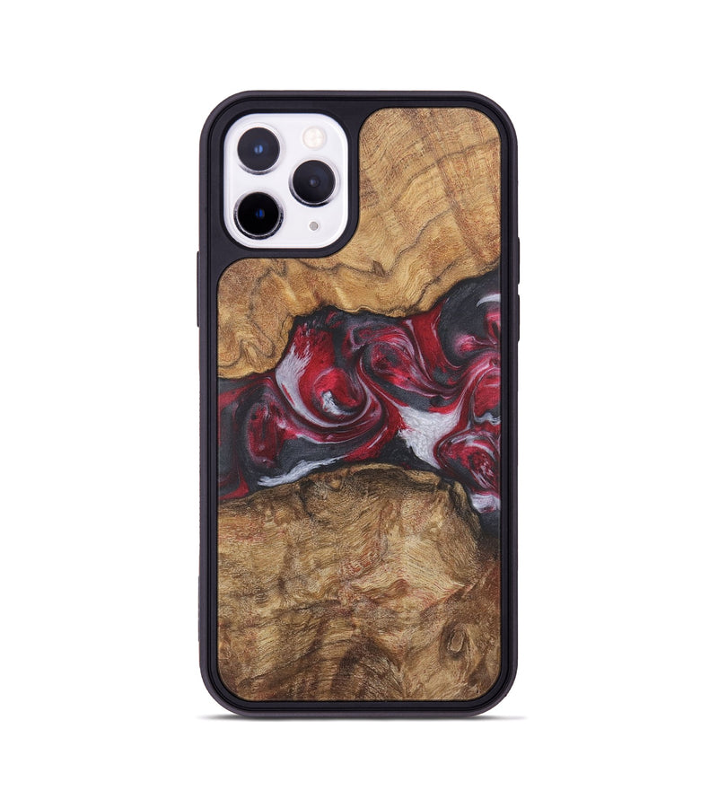 iPhone 11 Pro Wood Phone Case - Bernadette (Red, 726867)