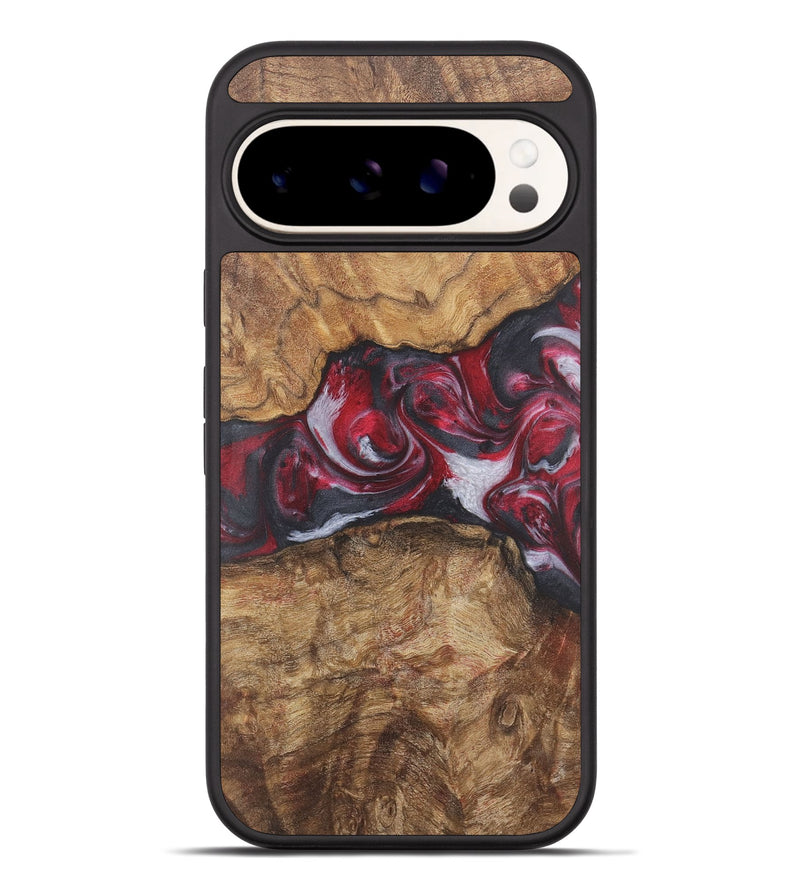 Pixel 9 Pro XL Wood Phone Case - Bernadette (Red, 726867)