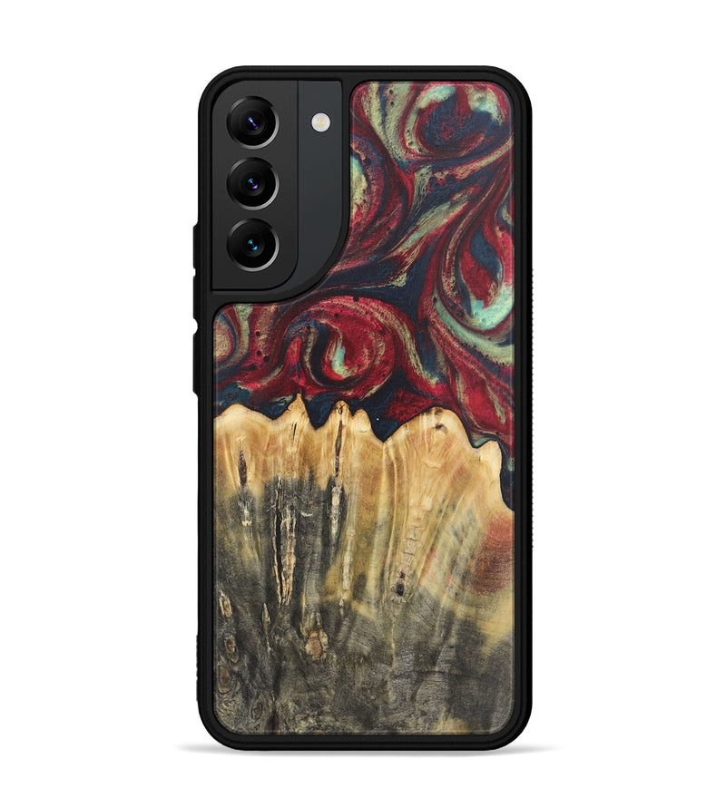 Galaxy S22 Plus Wood Phone Case - Carole (Red, 726868)