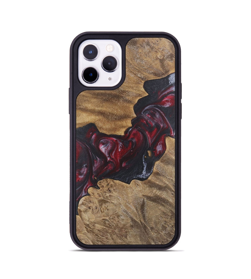 iPhone 11 Pro Wood Phone Case - Patsy (Red, 726869)