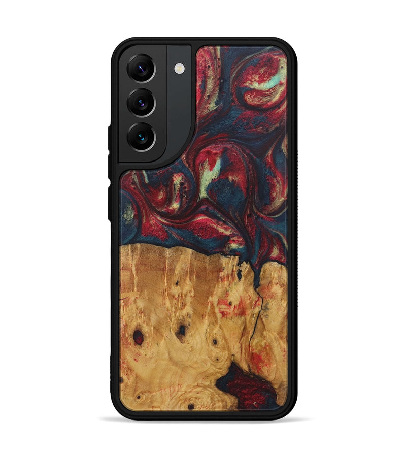 Galaxy S22 Plus Wood Phone Case - Kate (Red, 726871)