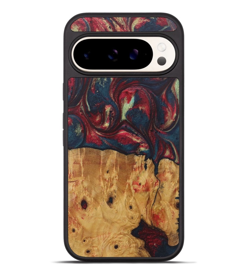 Pixel 9 Pro XL Wood Phone Case - Kate (Red, 726871)