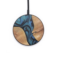 Circle Wood Wireless Charger - Sidney (Blue, 726904)