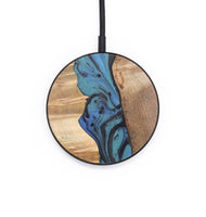 Circle Wood Wireless Charger - Jarrod (Blue, 726914)