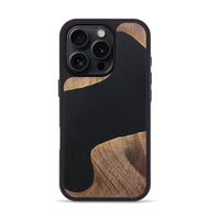 iPhone 16 Pro Wood Phone Case - Lachu (Pure Black, 726943)