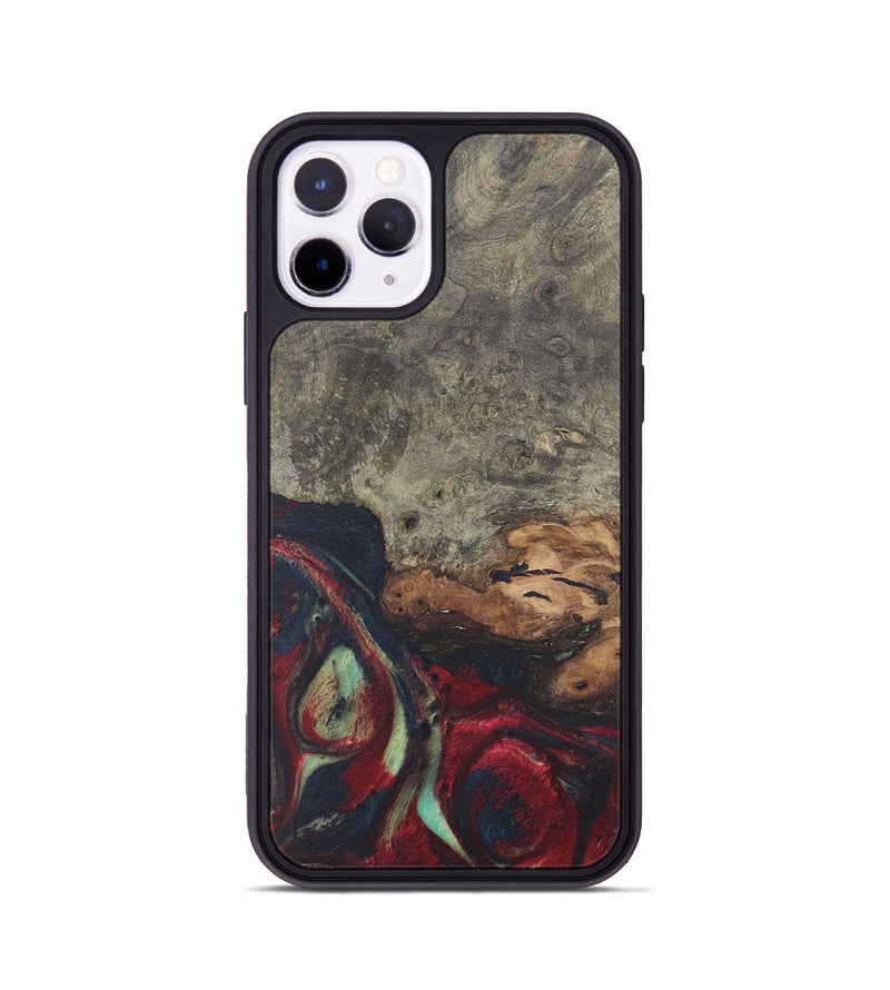 iPhone 11 Pro Wood Phone Case - Clarke (Red, 726945)