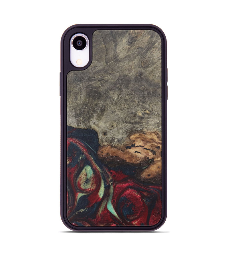 iPhone Xr Wood Phone Case - Clarke (Red, 726945)