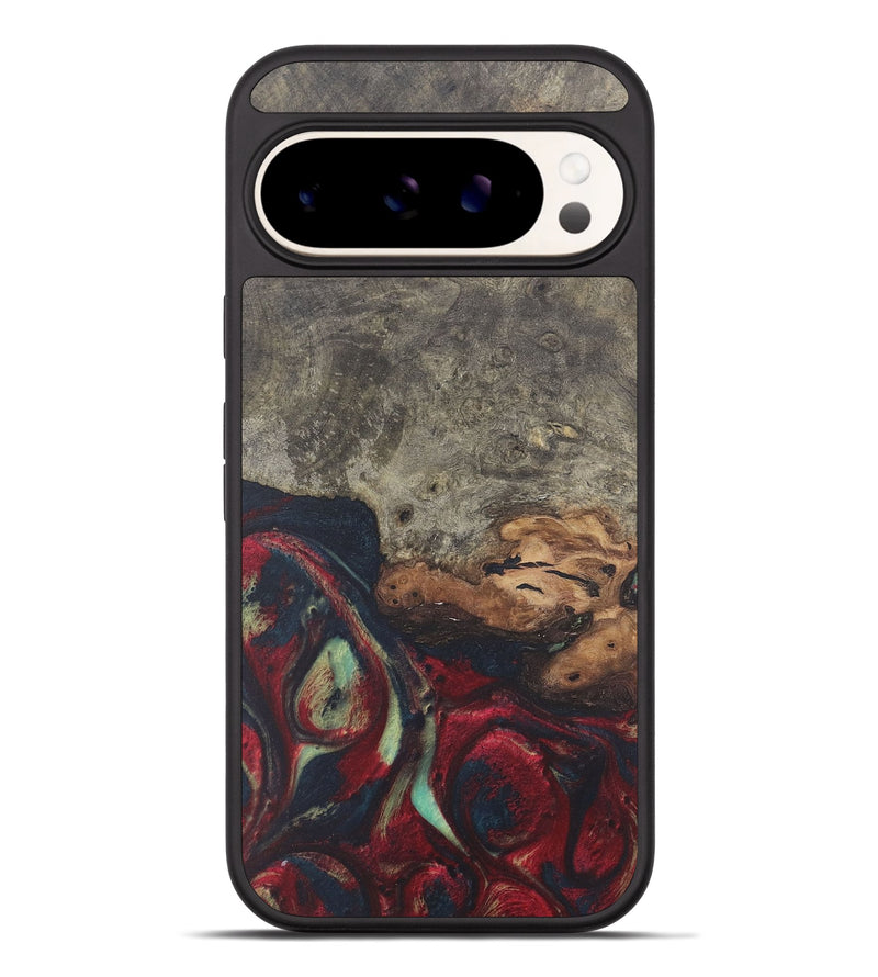 Pixel 9 Pro XL Wood Phone Case - Clarke (Red, 726945)