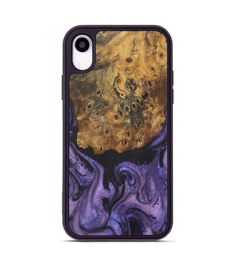 iPhone Xr Wood Phone Case - Jackie (Purple, 726972)