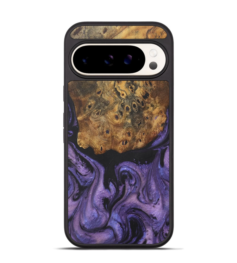 Pixel 9 Wood Phone Case - Jackie (Purple, 726972)