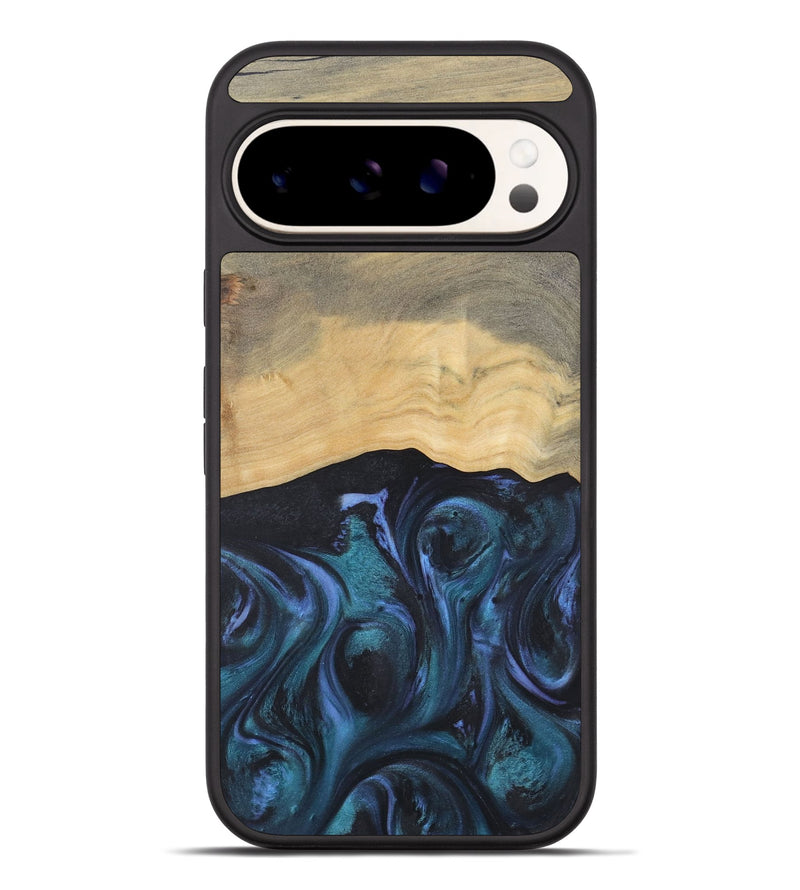 Pixel 9 Pro XL Wood Phone Case - Gunfer (Blue, 727042)