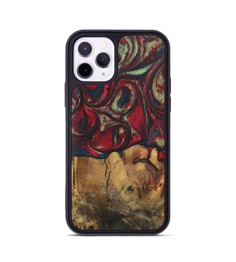 iPhone 11 Pro Wood Phone Case - Steward (Red, 727058)