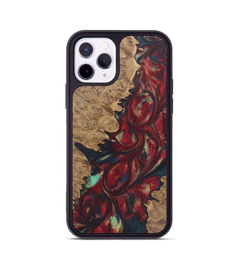 iPhone 11 Pro Wood Phone Case - Daniela (Red, 727059)