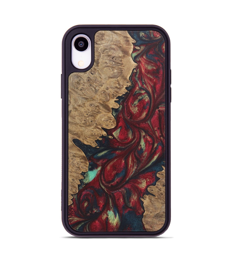 iPhone Xr Wood Phone Case - Daniela (Red, 727059)