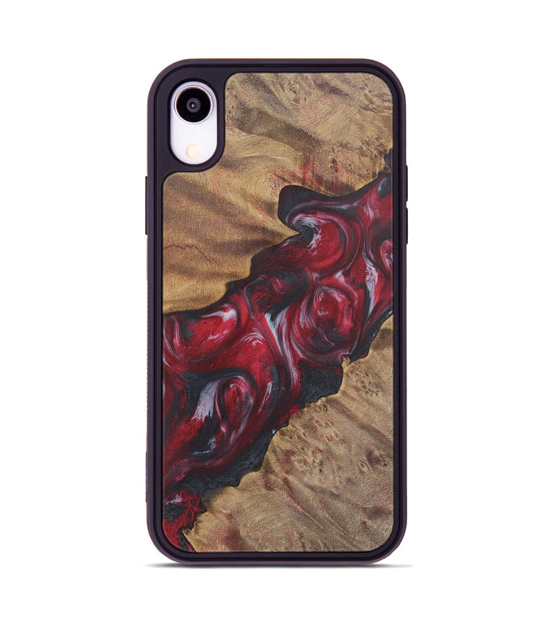 iPhone Xr Wood Phone Case - Erby (Red, 727061)