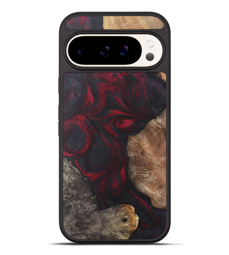 Pixel 9 Pro XL Wood Phone Case - Hoya (Red, 727066)