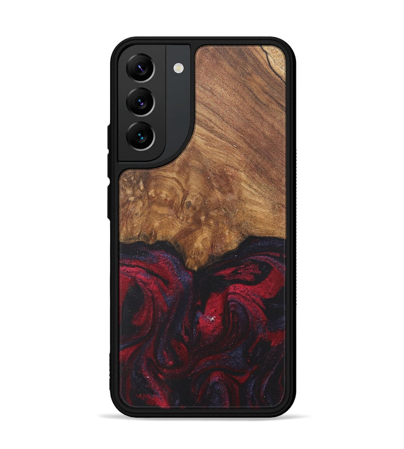 Galaxy S22 Plus Wood Phone Case - Tuhina (Red, 727171)