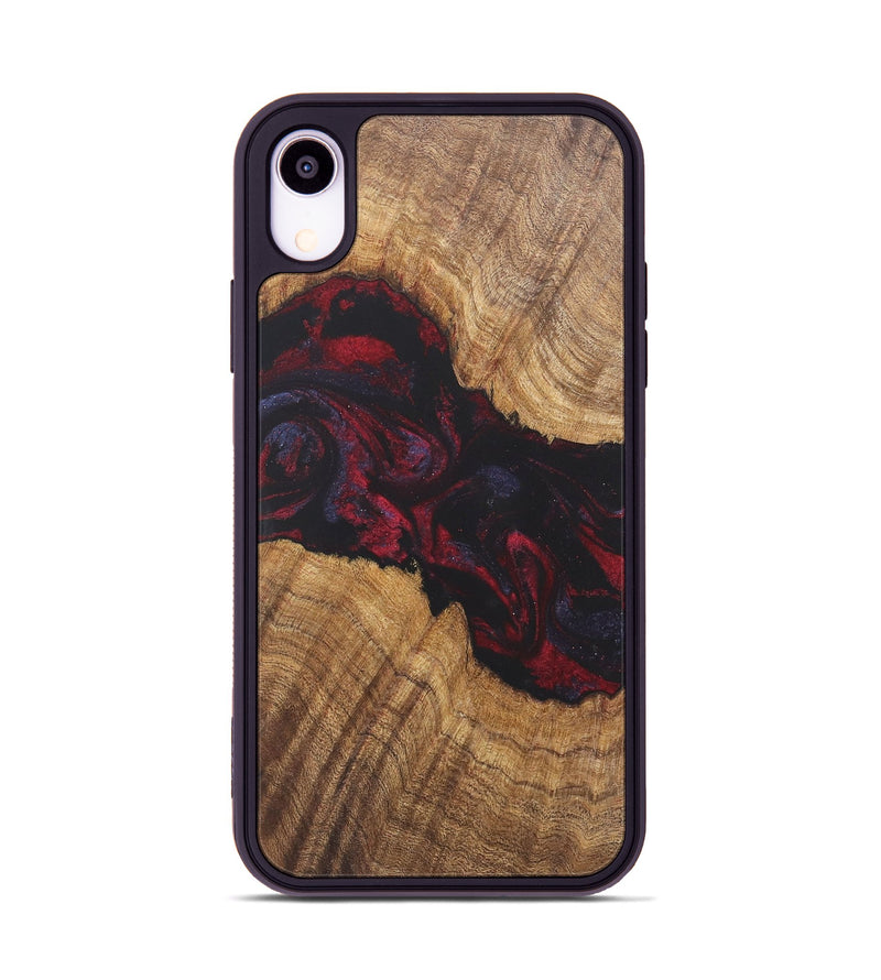 iPhone Xr Wood Phone Case - Mercedes (Red, 727172)