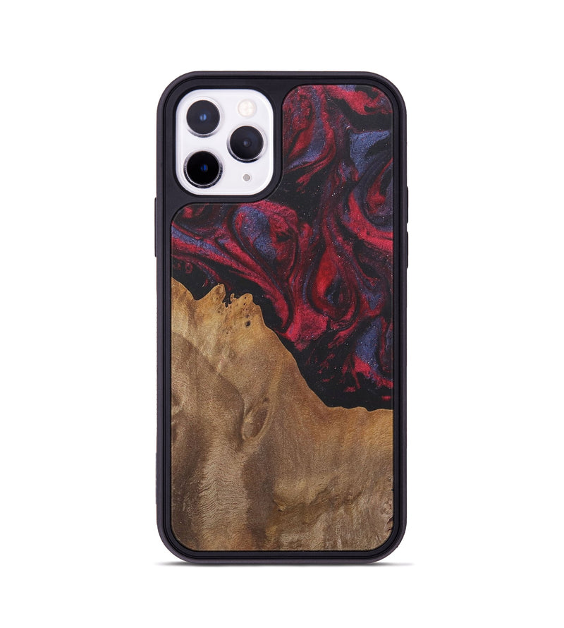 iPhone 11 Pro Wood Phone Case - Orlena (Red, 727173)