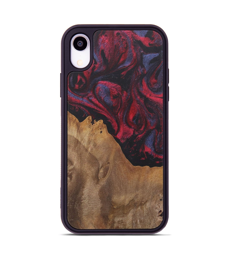 iPhone Xr Wood Phone Case - Orlena (Red, 727173)