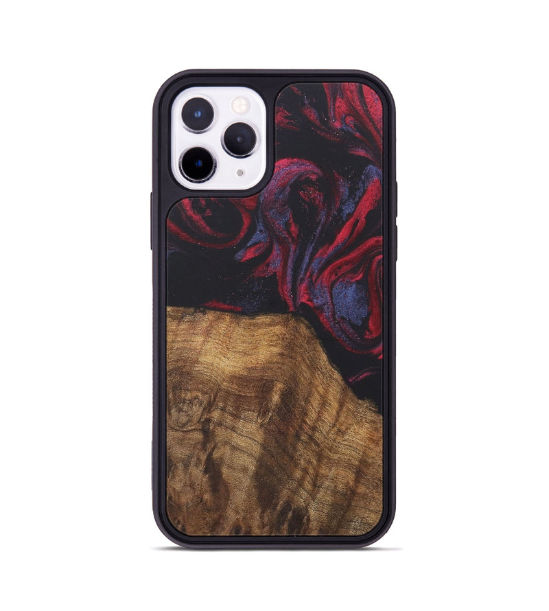 iPhone 11 Pro Wood Phone Case - Grazia (Red, 727177)