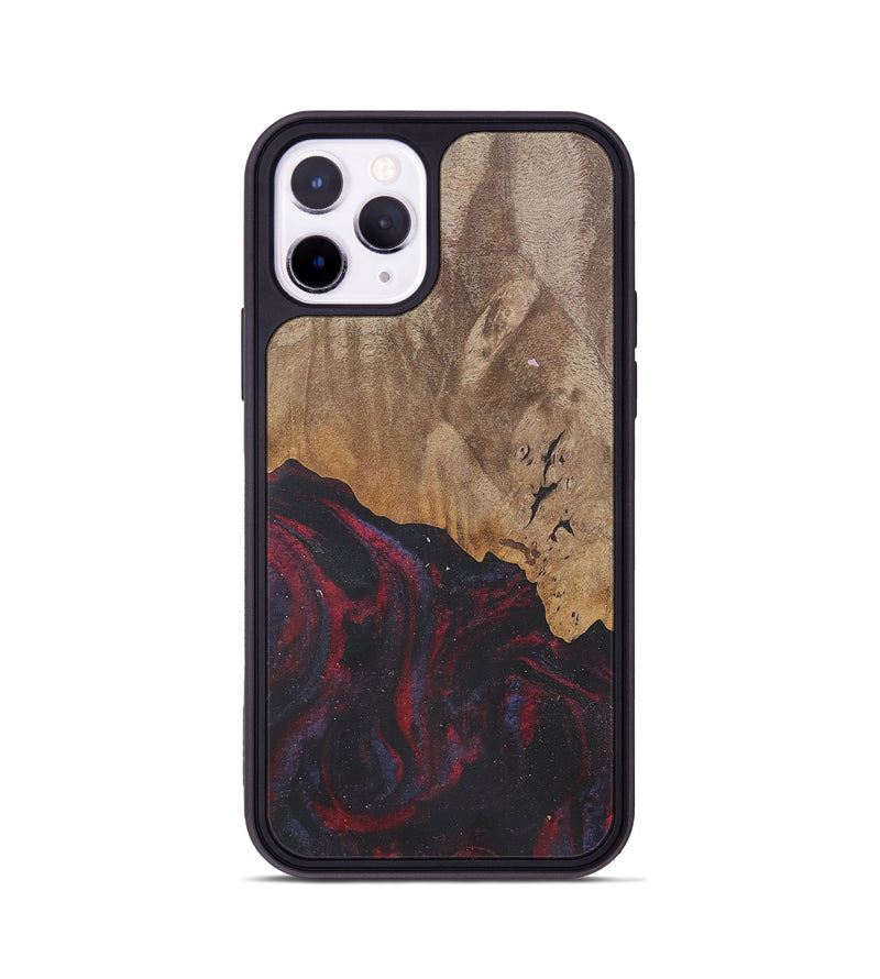 iPhone 11 Pro Wood Phone Case - Elhamy (Red, 727181)