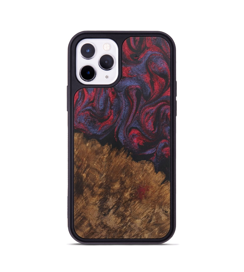 iPhone 11 Pro Wood Phone Case - Thom (Red, 727182)