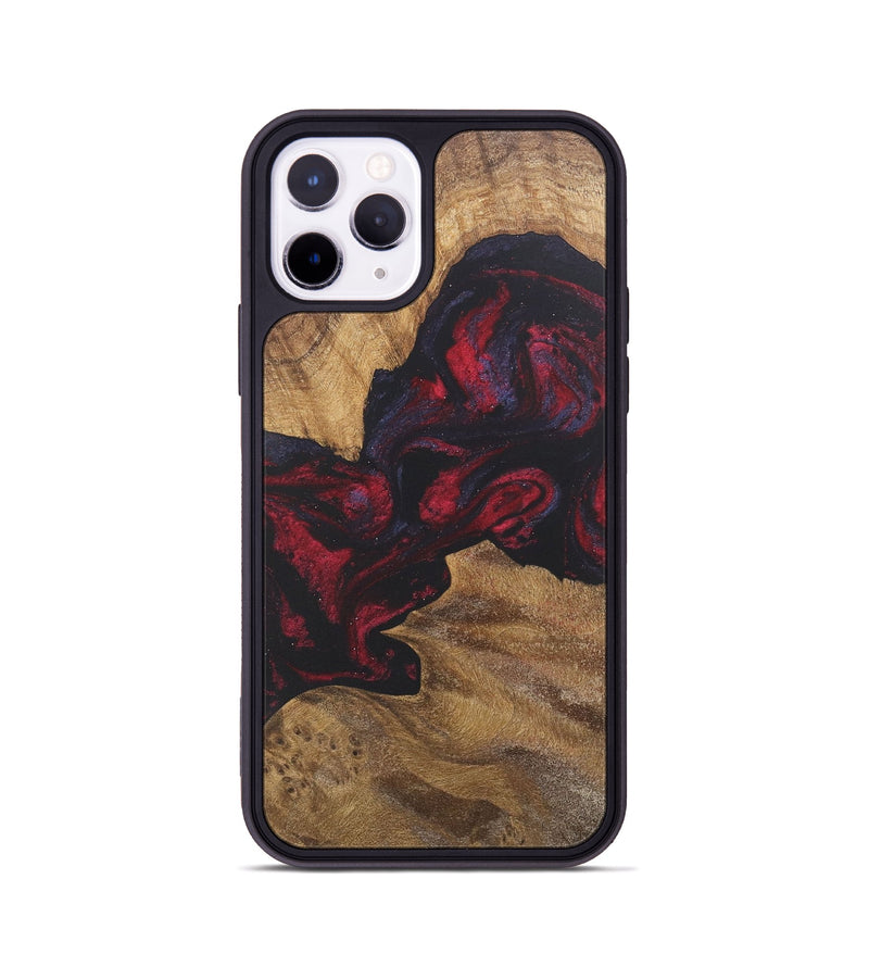 iPhone 11 Pro Wood Phone Case - Hasler (Red, 727186)