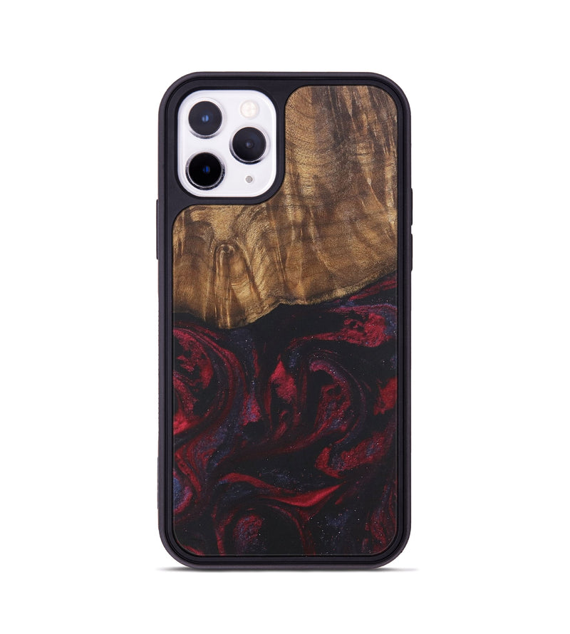 iPhone 11 Pro Wood Phone Case - Arlis (Red, 727189)