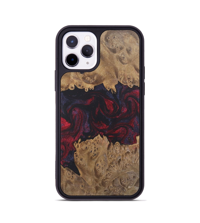 iPhone 11 Pro Wood Phone Case - Grethel (Red, 727190)