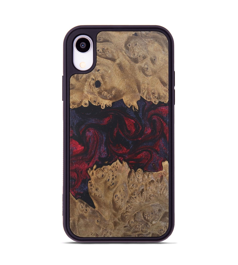 iPhone Xr Wood Phone Case - Grethel (Red, 727190)