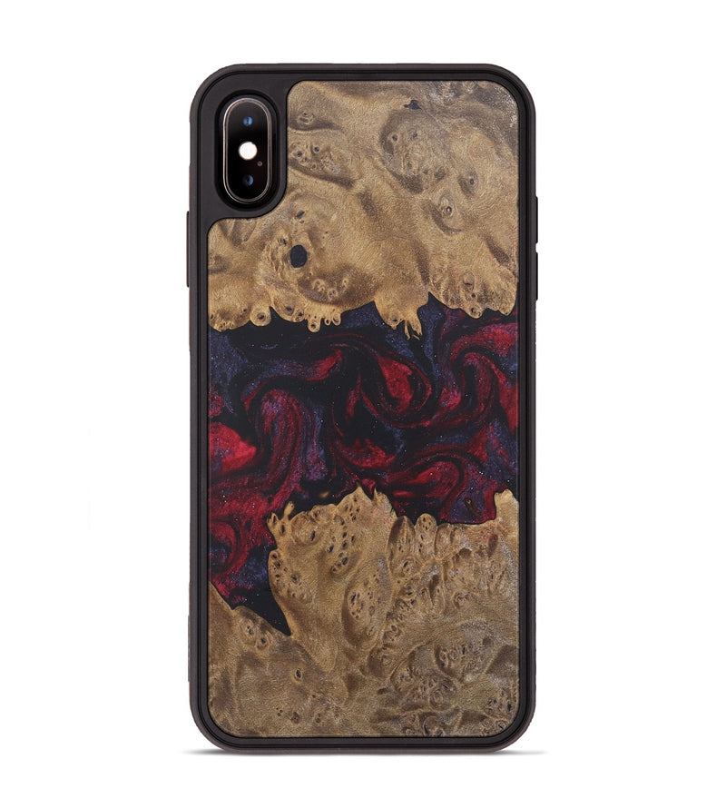 iPhone Xs Max Wood Phone Case - Grethel (Red, 727190)