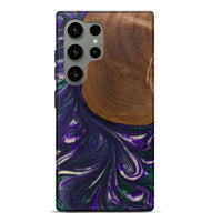 Galaxy S24 Ultra Wood Live Edge Phone Case - Stephine (Purple, 727198)