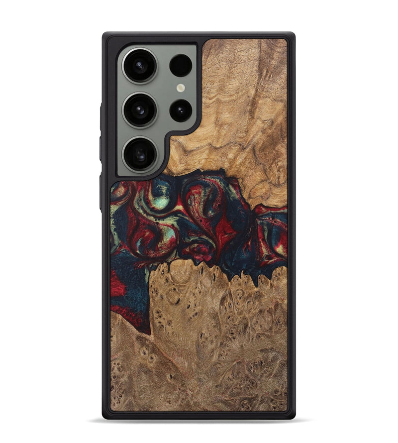 Galaxy S24 Ultra Wood Phone Case - Eugene (Red, 727199)