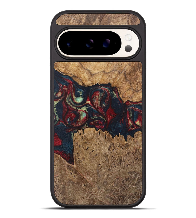 Pixel 9 Pro XL Wood Phone Case - Eugene (Red, 727199)