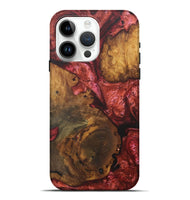 iPhone 15 Pro Max Wood Live Edge Phone Case - Burton (Red, 727214)