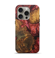 iPhone 16 Pro Wood Live Edge Phone Case - Burton (Red, 727214)